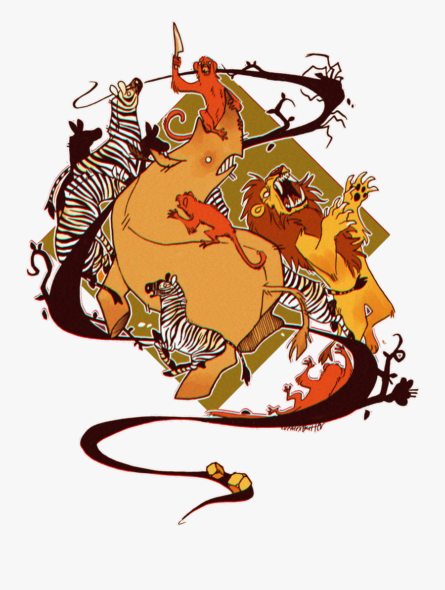 Zebra Jumanji, Transparent Clipart