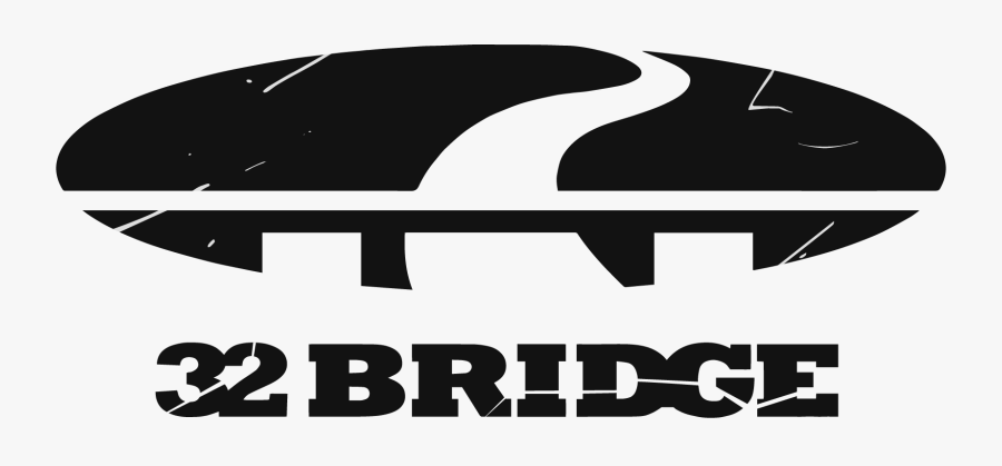 32 Bridge Symbol Near Black Textured - Luke Bryan 32 Bridge Logo, Transparent Clipart