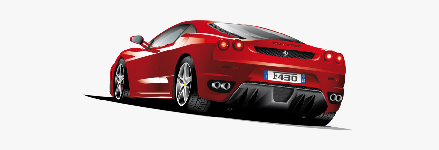 Red Ferrari Clipart Image Download - Car Picture Free Download, Transparent Clipart