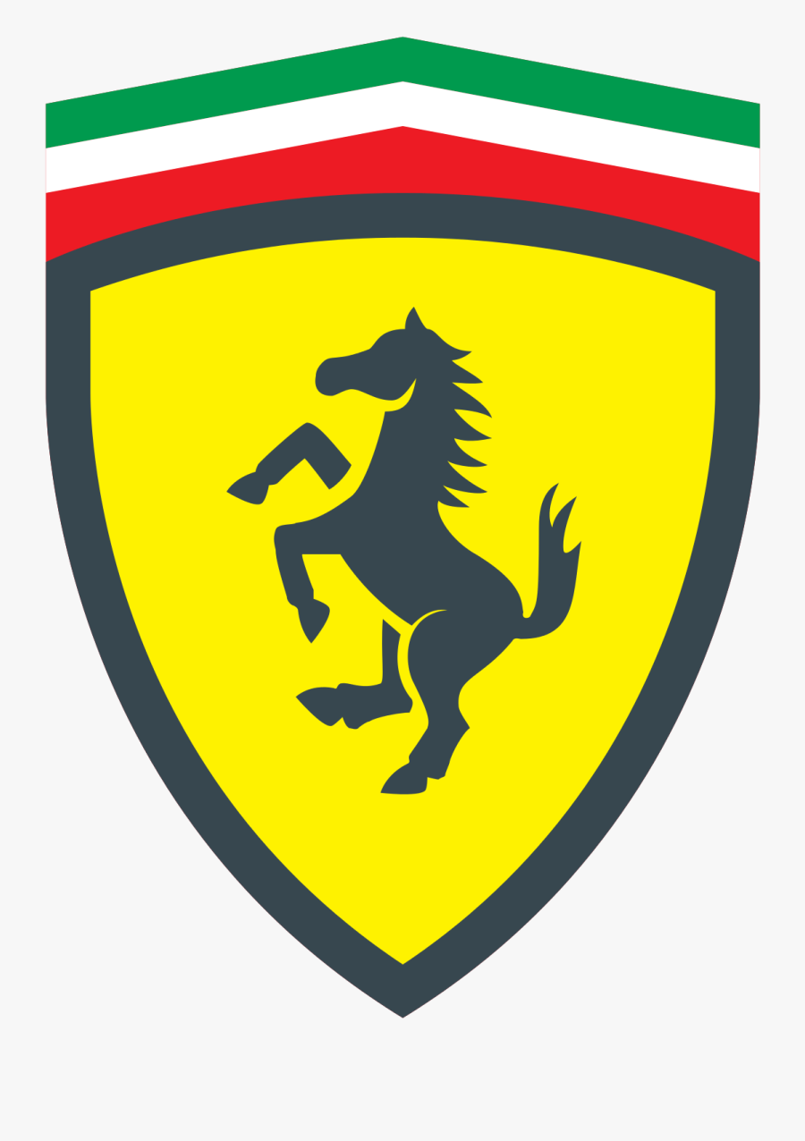 Ferrari Clipart Logo Pencil And In Color - Ferrari Icon, Transparent Clipart