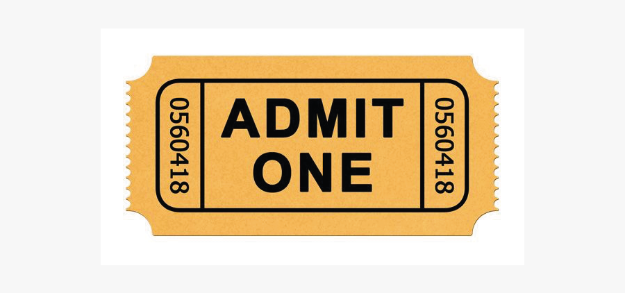 Admit One Png - Smile, Transparent Clipart