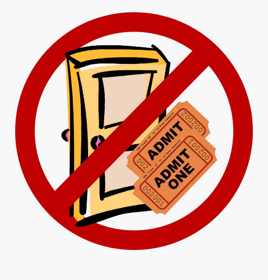 No Tickets At The Door, Transparent Clipart