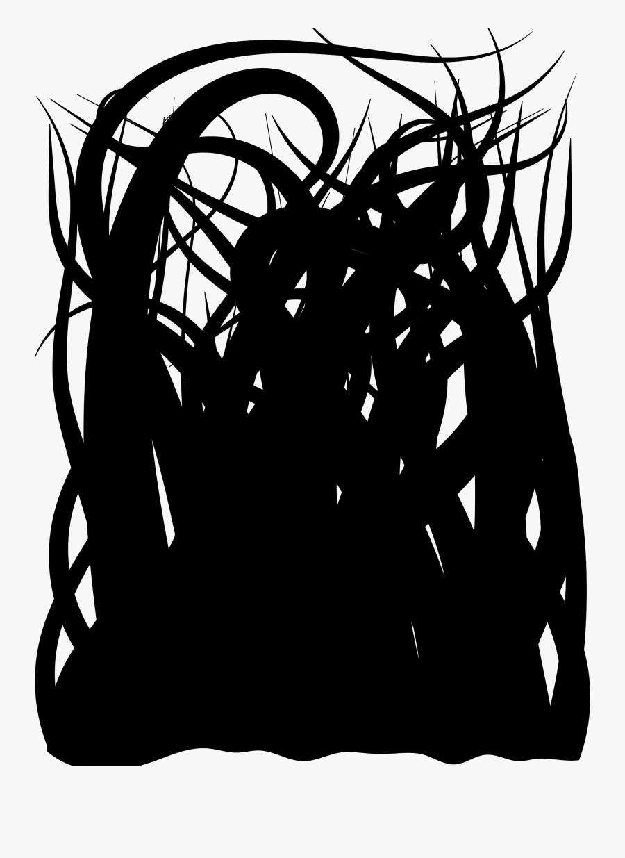 Clipart - Black Tentacles Png, Transparent Clipart