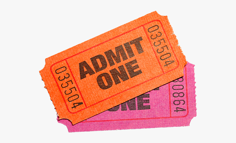 Tickets1 - Admit One Ticket, Transparent Clipart