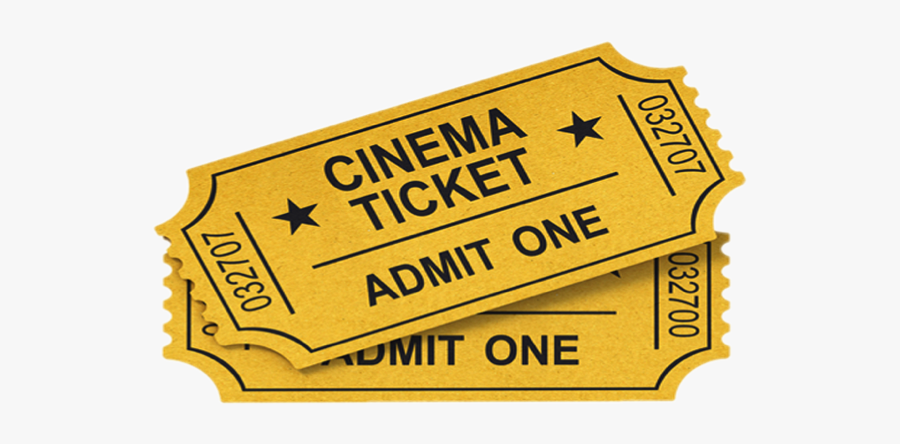 Movie Tickets, Transparent Clipart