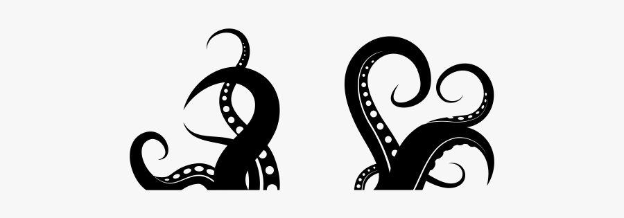 Octopus Silhouette Tentacle Clip Art - Tentacle Decal, Transparent Clipart