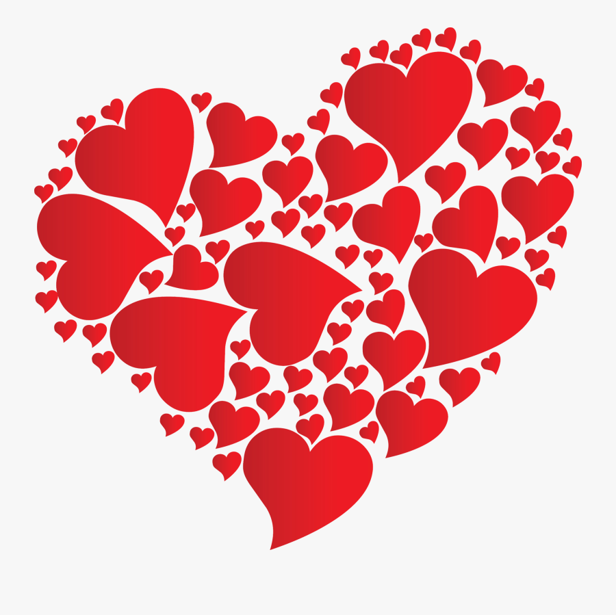 Transparent Big Heart Png - Heart Valentine, Transparent Clipart