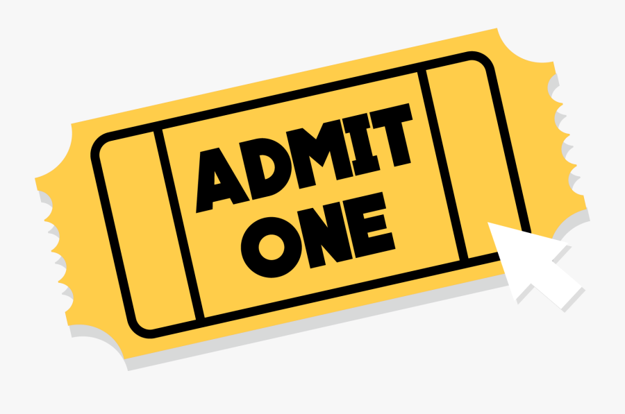 Admit One Ticket Clipart, Transparent Clipart