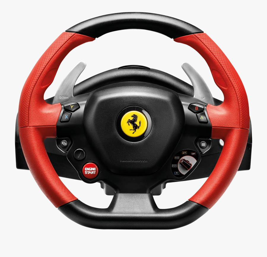 Download And Use Steering Wheel Icon - Ferrari Steering Wheel Xbox, Transparent Clipart