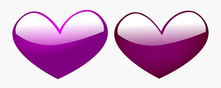 Transparent Purple Hearts Clipart - Purple Heart Clipart Hd, Transparent Clipart
