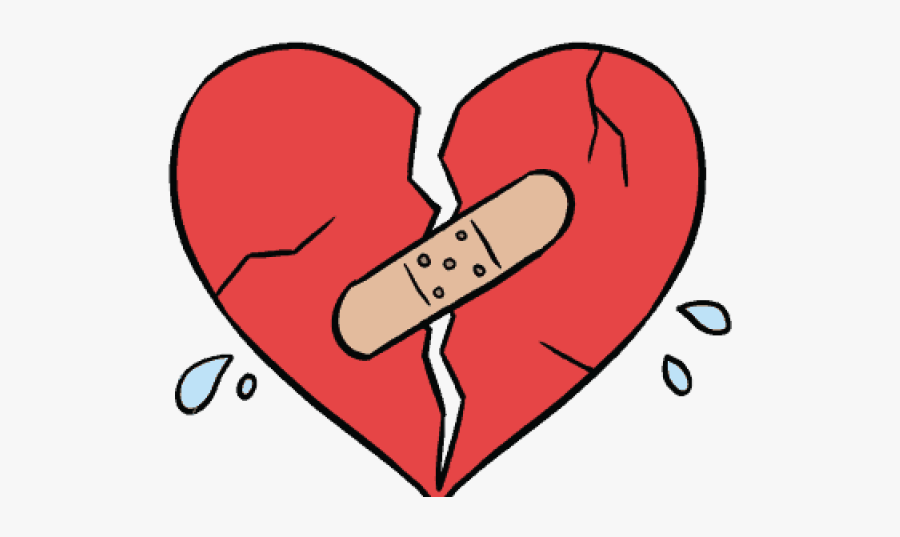 Broken Heart Easy To Drawing, Transparent Clipart
