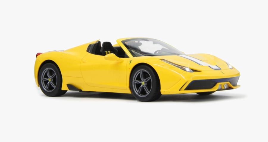 Land Car,automotive Design,yellow,motor Vehicle,coup�,ferrari - Ferrari Yellow, Transparent Clipart