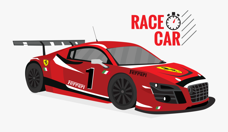 Race Car Vector Png, Transparent Clipart