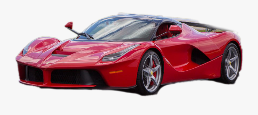 Red Ferrari Download Free Png - Ferrari Laferrari, Transparent Clipart