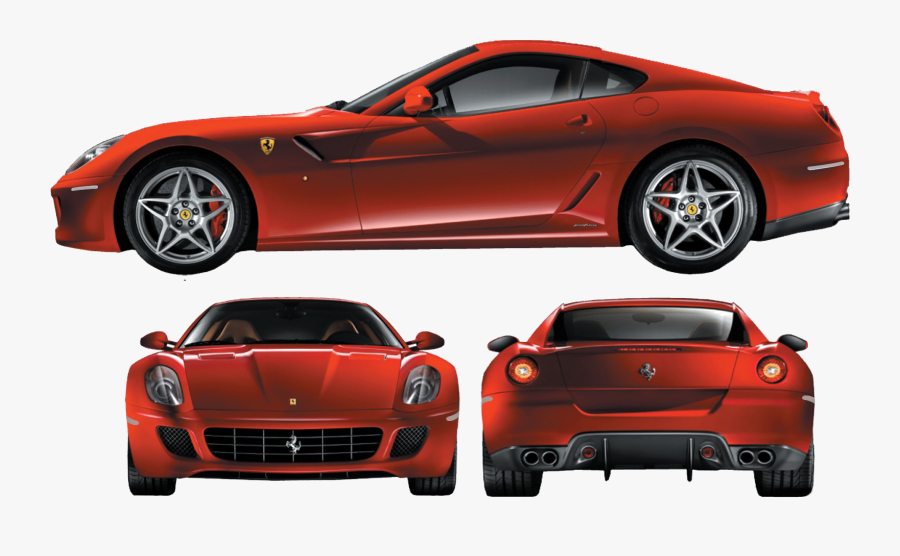 Ferrari 599 Gtb Side, Transparent Clipart