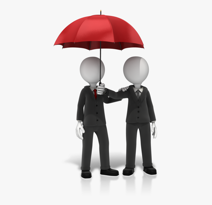 Business Figures Umbrella 800 Clr - Business, Transparent Clipart