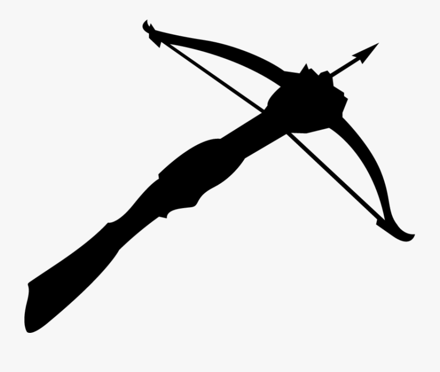 Crossbow Ranged Weapon Bow And Arrow Clip Art - Cross Bow Clip Art, Transparent Clipart