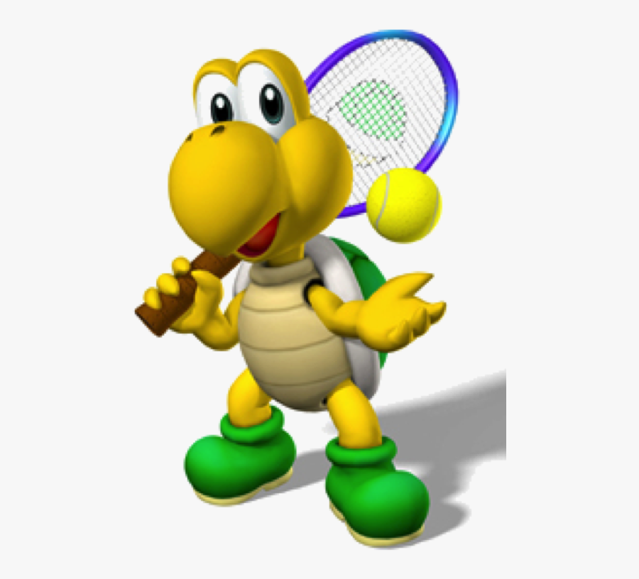 Tennis Turtle - Mario Tennis Aces Koopa Troopa, Transparent Clipart