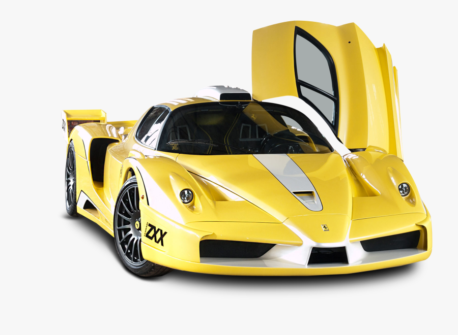 Yellow Ferrari Enzo Edo Car - Yellow Ferrari Enzo Png, Transparent Clipart