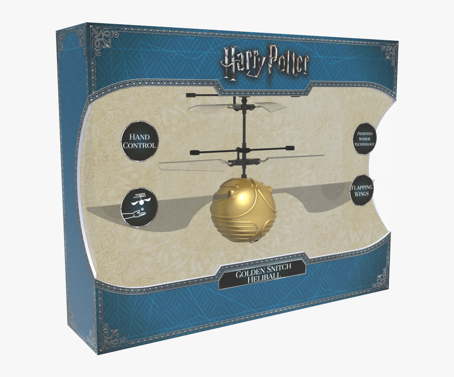 Harry Potter Golden Flying Snitch - Heliball Harry Potter Golden Snitch, Transparent Clipart