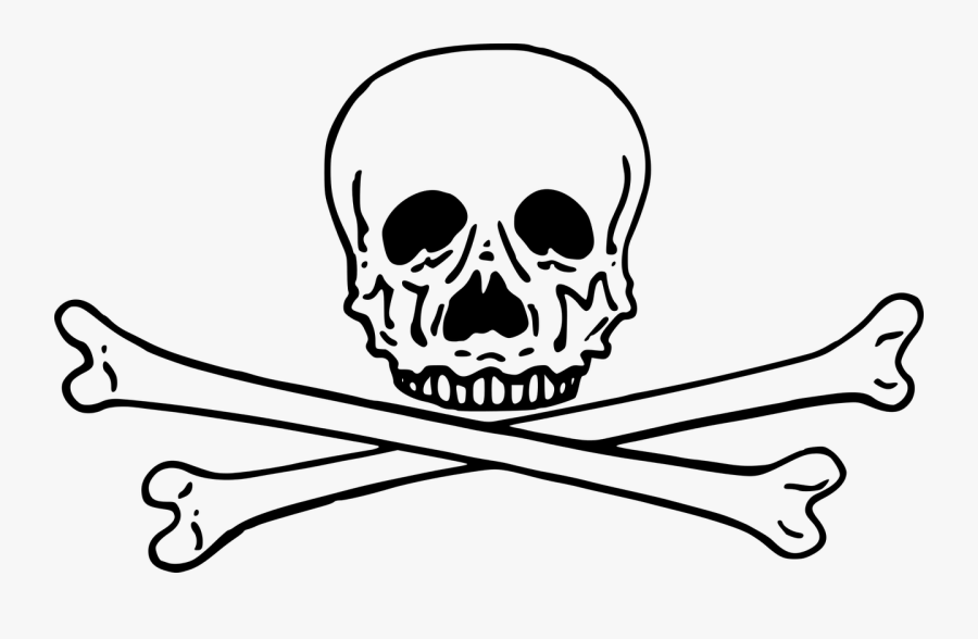 Skull And Crossbones Transparent Png Pictures Skull - Skull And Crossbone Image With Transparent Background, Transparent Clipart