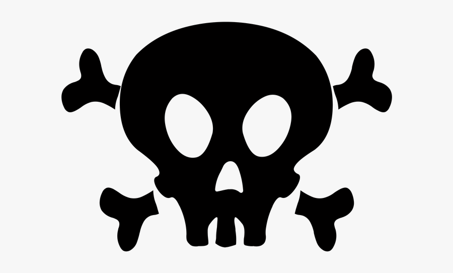 Skeleton, Skull, Bone, Skull And Bones, Halloween - Череп И Кости Png, Transparent Clipart