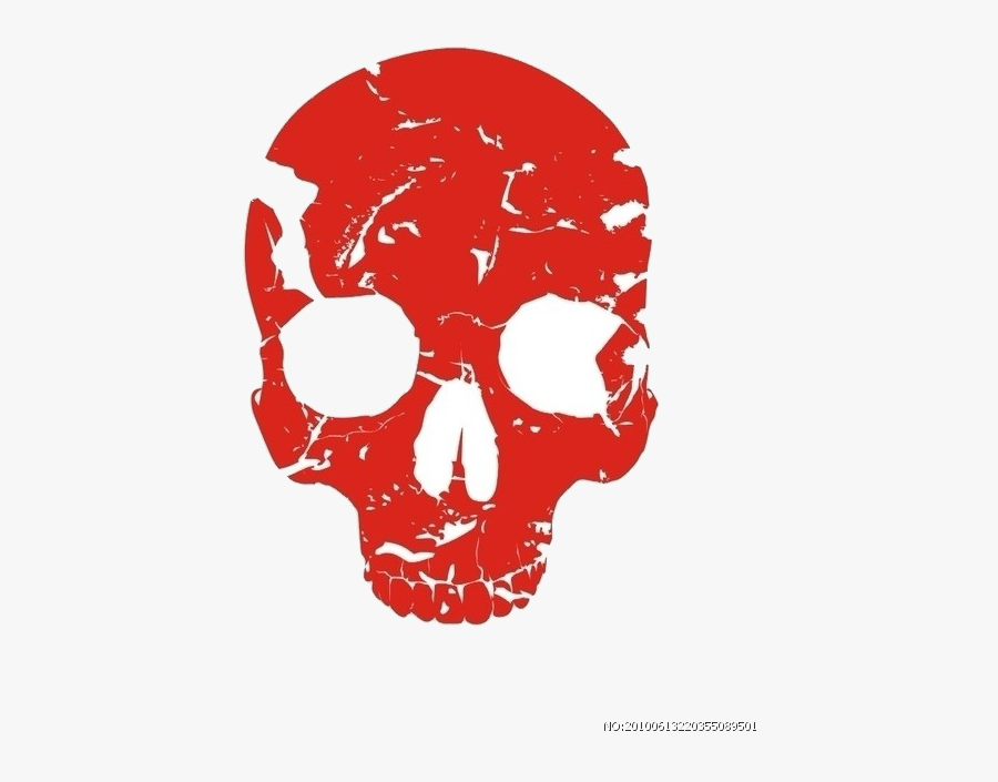 Bone Human Skull Skeleton Free Transparent Image Hq - Red Skull Skeleton Png, Transparent Clipart