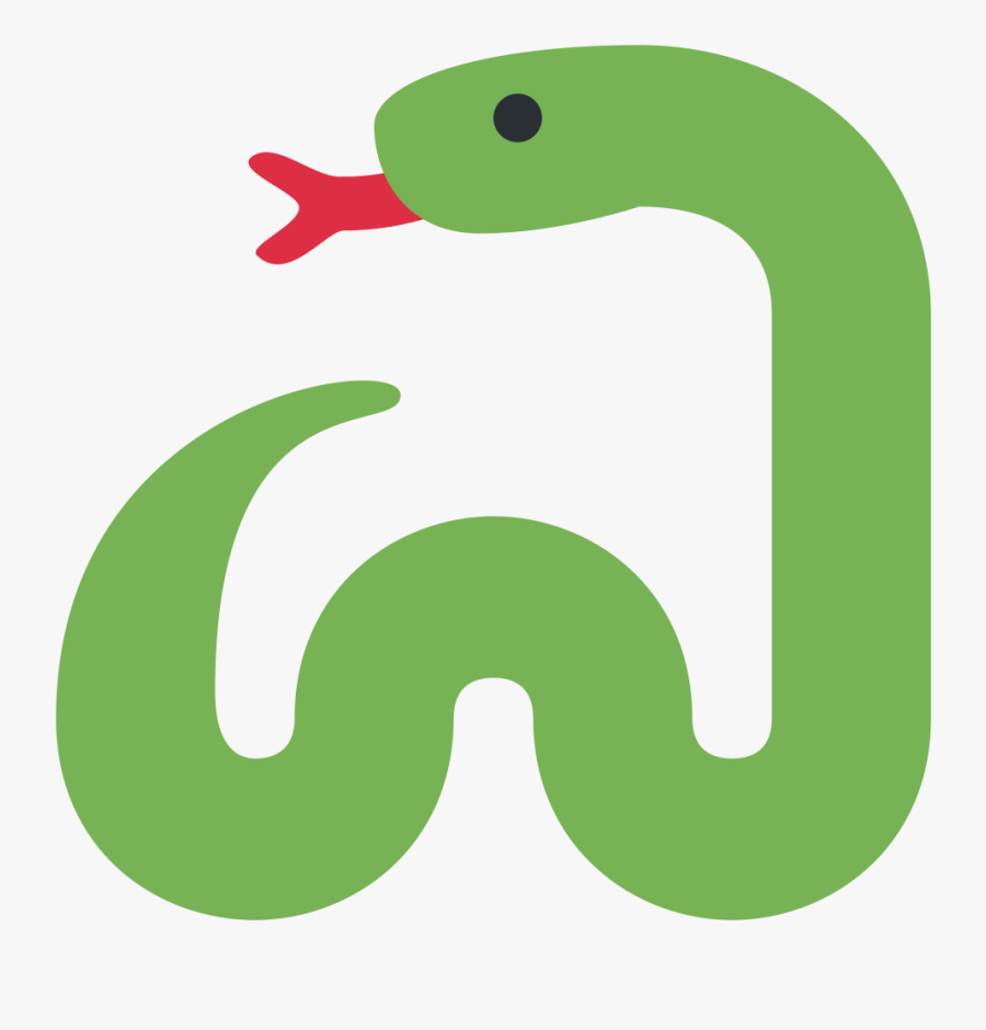 Green,clip Art,smooth Greensnake,animal Reptile,mamba - Discord Snake Emoji, Transparent Clipart