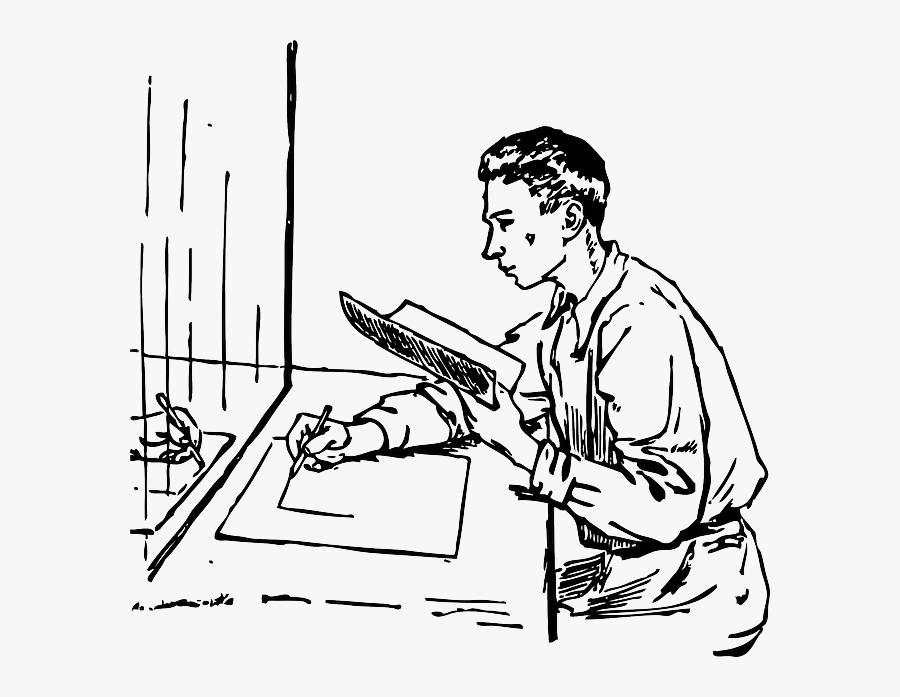 People Clipart Drawing - Someone Drawing Clip Art, Transparent Clipart