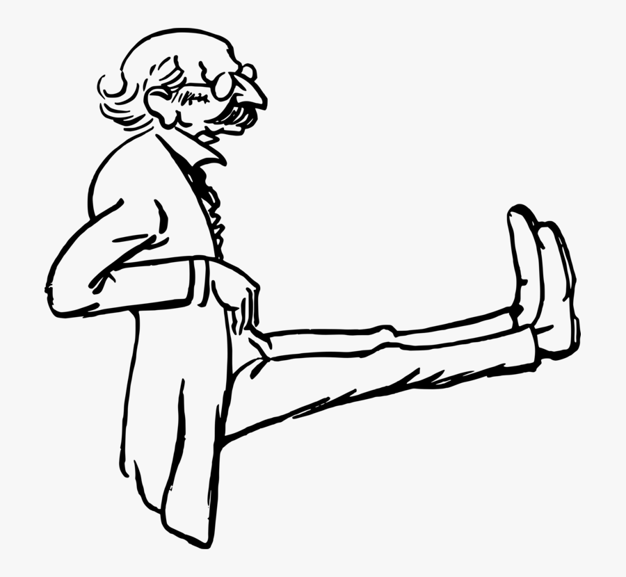 Art,monochrome Photography,shoe - איש זקן יושב ציור, Transparent Clipart