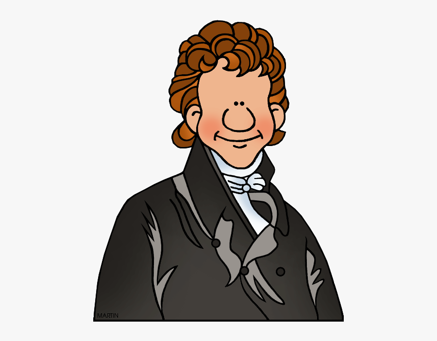 United States Clip Art By Phillip Martin, Famous People - Francis Scott Key Cartoon, Transparent Clipart