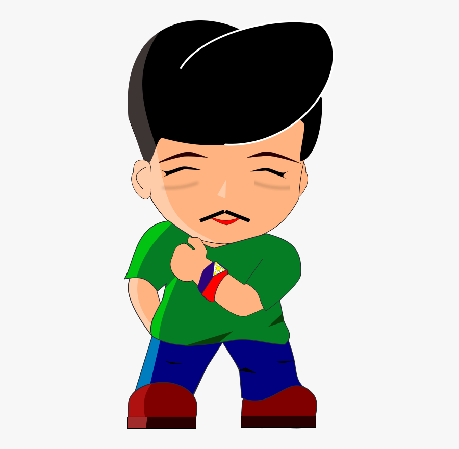 Famous Cliparts - Boy With A Mustache Cartoon, Transparent Clipart