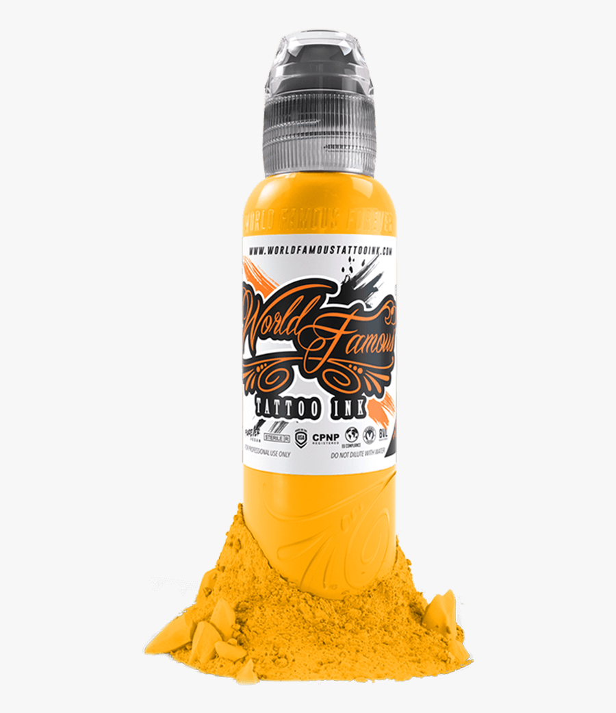 Kuro Bottle Tattoo Outlining, Machine Famous Ounce - World Famous Ink Png, Transparent Clipart