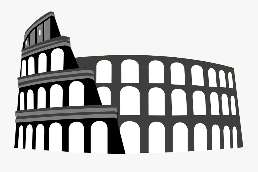 Colosseum Clipart Famous Building - Coliseum Png, Transparent Clipart