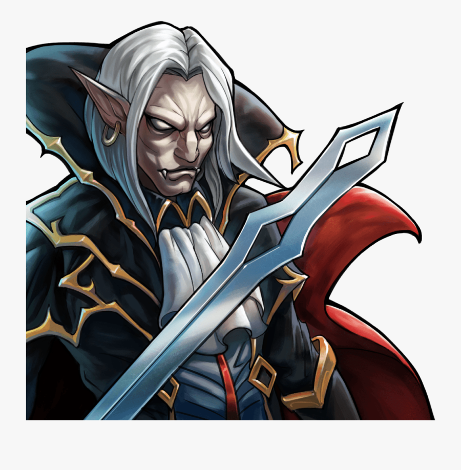 Vampire Background Png Image - Gems Of War Vampire Lord, Transparent Clipart