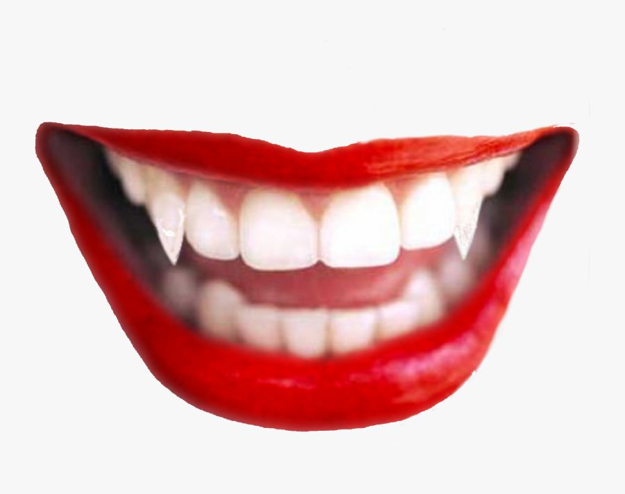 #ftestickers #freetoedit #vampireteeth #vampire #teeth - Vampire Teeth Png Transparent, Transparent Clipart