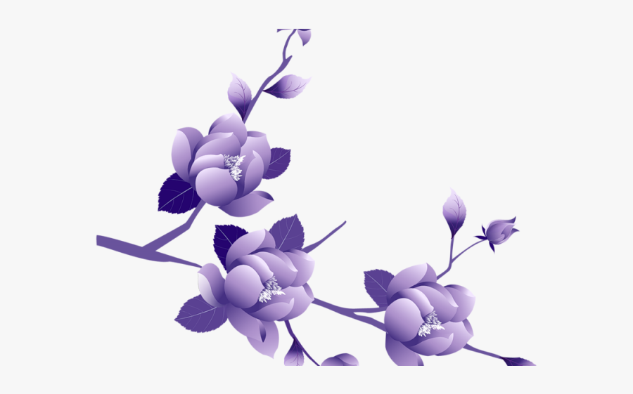 Purple Flowers No Background, Transparent Clipart