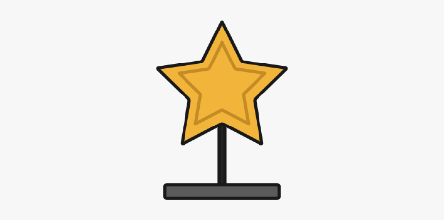 Award Clipart Movie Award - Star Shape, Transparent Clipart