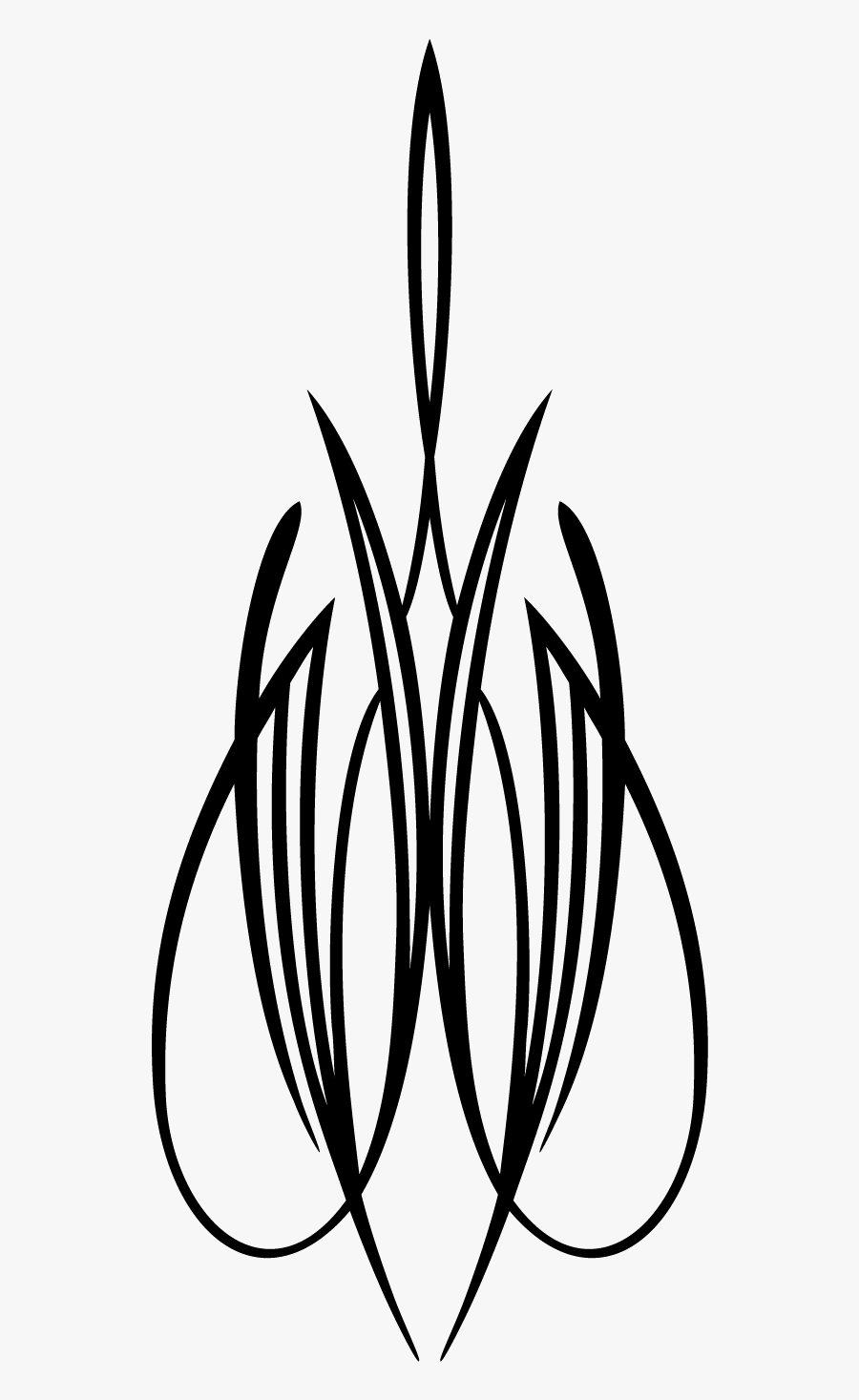 "no Time - Pinstriping Clipart, Transparent Clipart