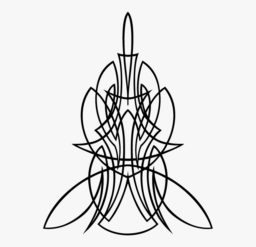 Deep Heavy Decal - Pinstriping Png, Transparent Clipart