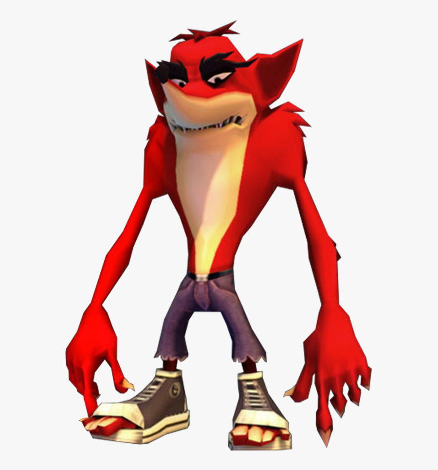Crash Bandicoot Twinsanity Evil Crash , Transparent - Crash Bandicoot Evil Crash, Transparent Clipart