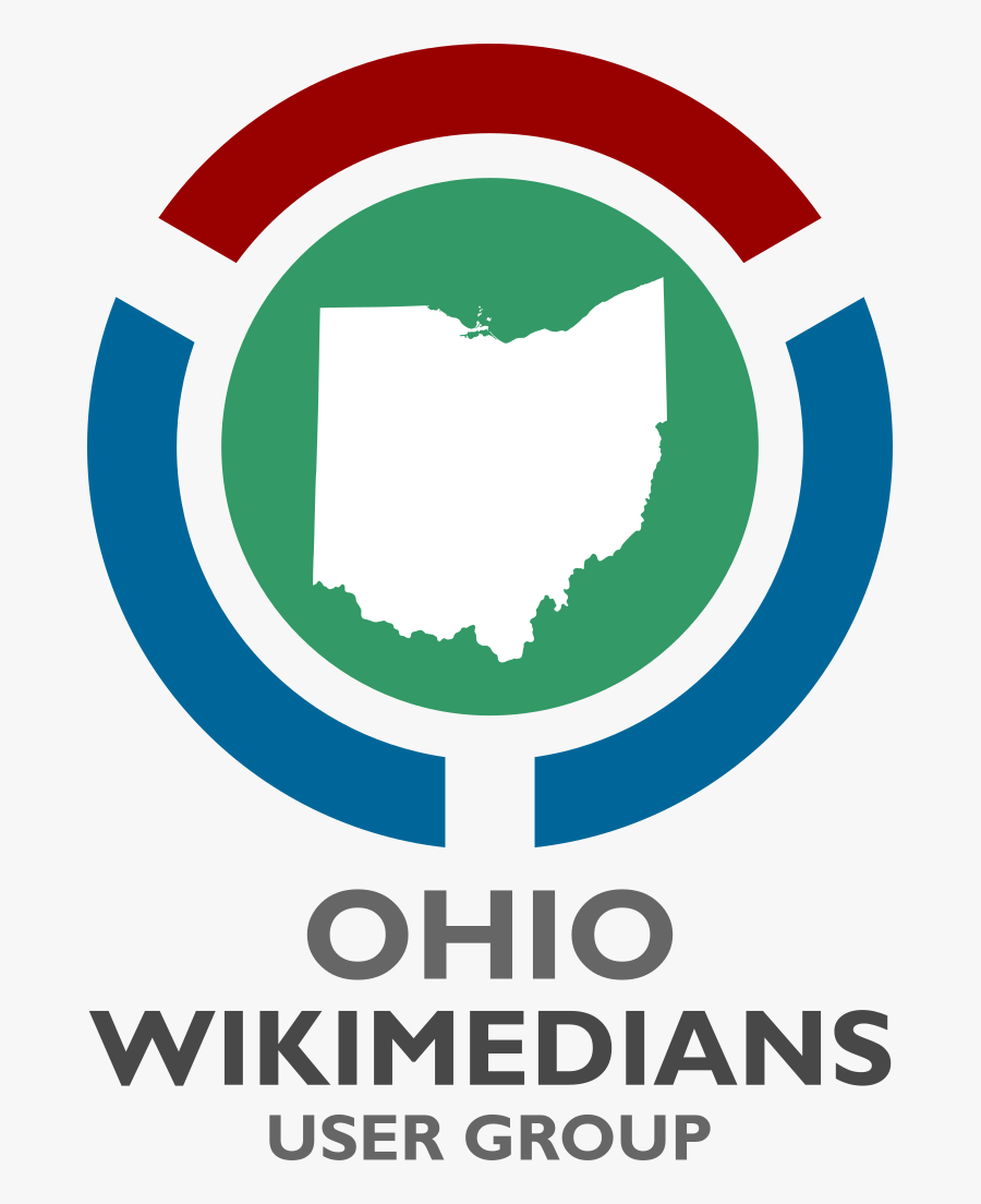 File Ohio Wikimedians User Group Logo Svg Wikipedia - Books Png For Logo, Transparent Clipart
