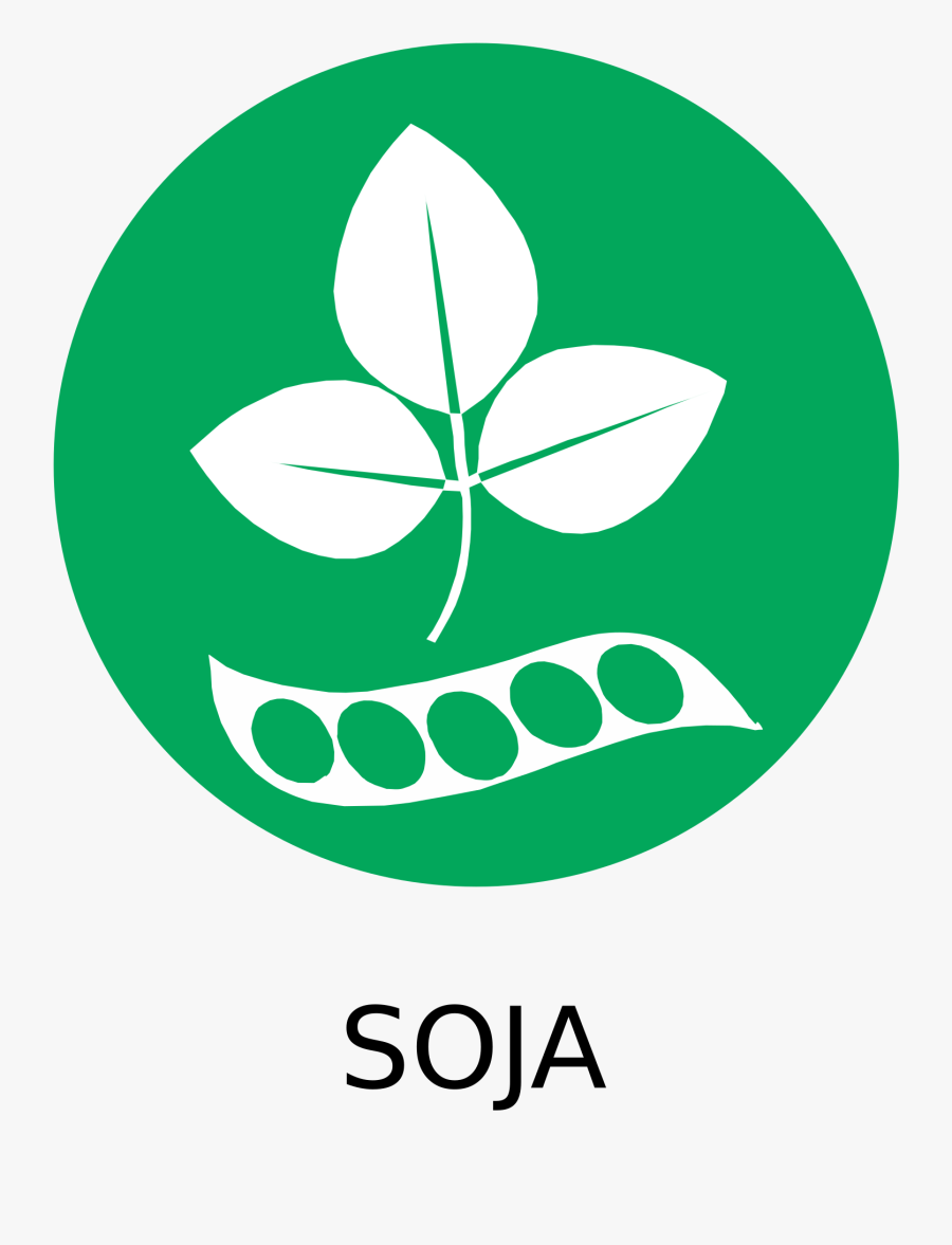 Transparent Hoja Clipart - Alergenos Soja, Transparent Clipart