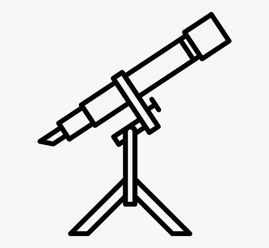 Telescope Clipart White, Transparent Clipart