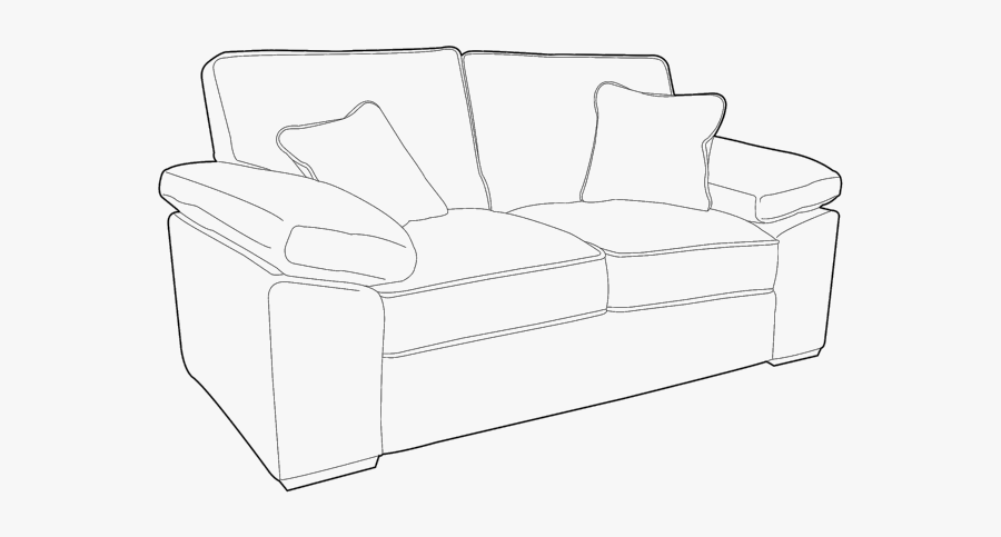 Studio Couch, Transparent Clipart