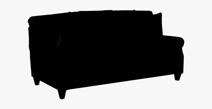 Black Sofa Clipart Png, Sofa Transparent Background - Ashley Sofa Chaise, Transparent Clipart