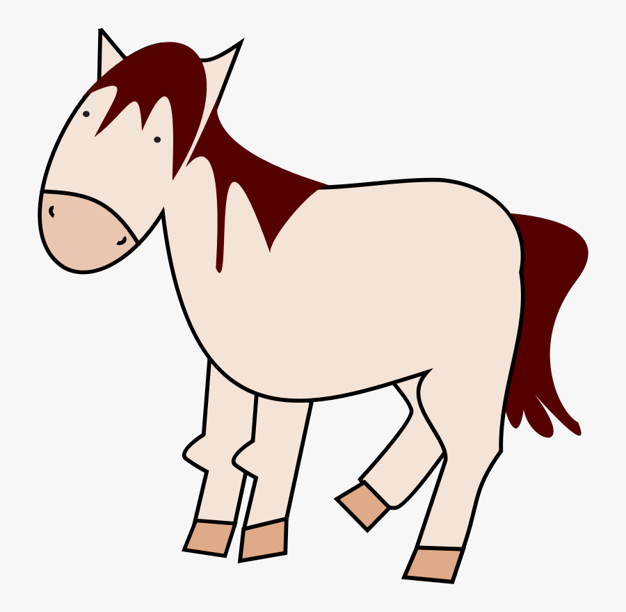 Horse Drawing - - Small Clipart Cartoon Horses, Transparent Clipart