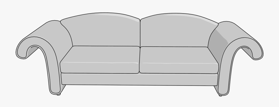 Sofa Clipart Png - Loveseat, Transparent Clipart