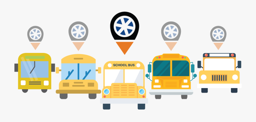 School Bus Tracking - School Bus Tracking Icon, Transparent Clipart