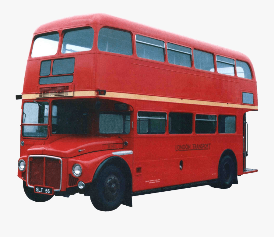 Double Decker Old London Bus Transparent Png - Routemaster Png, Transparent Clipart